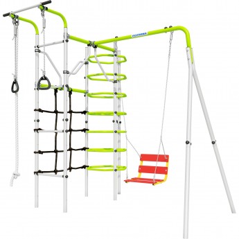 Детский спортивный комплекс для дачи ROMANA КОСМОС (салатовый/белый)(с цепными качелями) Детский спортивный комплекс для дачи ROMANA КОСМОС (салатовый/белый)(с цепными качелями)