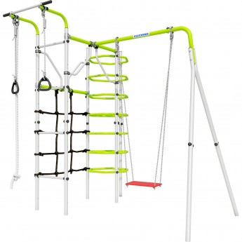Детский спортивный комплекс для дачи ROMANA КОСМОС (салатовый/белый)(с фанерными качелями) Детский спортивный комплекс для дачи ROMANA КОСМОС (салатовый/белый)(с фанерными качелями)