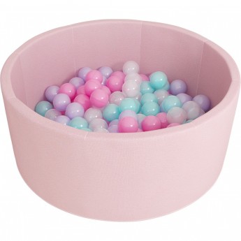 Детский сухой бассейн ROMANA AIRPOOL розовый, розовые шарики Детский сухой бассейн ROMANA AIRPOOL розовый, розовые шарики