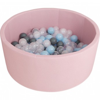 Детский сухой бассейн ROMANA AIRPOOL розовый, серые шарики Детский сухой бассейн ROMANA AIRPOOL розовый, серые шарики