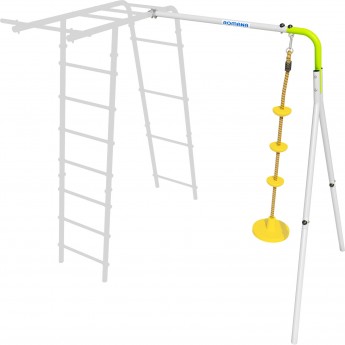 Дополнительный комплект к дачному комплексу ROMANA для высоты балки качелей 2050 мм салатовый/белый качели диск
