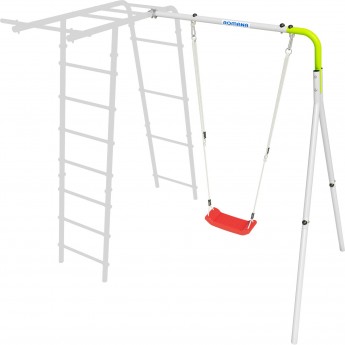 Дополнительный комплект к дачному комплексу ROMANA для высоты балки качелей 2050 мм салатовый/белый пластиковые качели