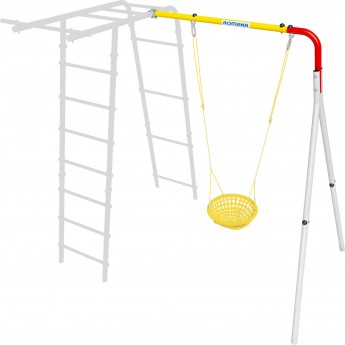 Дополнительный комплект к дачному комплексу ROMANA, только для высоты балки качелей 2050 мм, с детскими качелями