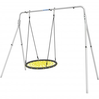 Каркас для качелей ROMANA серый с сеткой-гнездом