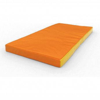 Мягкий щит ROMANA 1000*500*60, одинарный, оранжевый/желтый