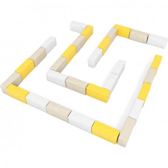 Мягкий спортивный модуль ROMANA «ЛАБИРИНТ» мини pastel Мягкий спортивный модуль ROMANA «ЛАБИРИНТ» мини pastel