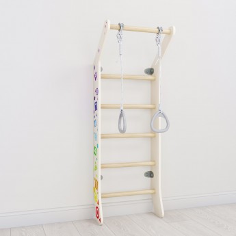 Шведская стенка деревянная ROMANA Eco 3 Luna, кремовый Шведская стенка деревянная ROMANA Eco 3 Luna, кремовый