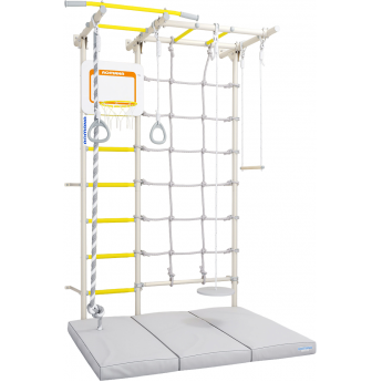 Шведская стенка ROMANA S7 PRO Комплект №8 Белый прованс/желтый Шведская стенка ROMANA S7 PRO Комплект №8 Белый прованс/желтый