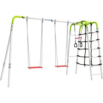 Спортивный комплекс ROMANA D2 (салатовый/белый) (с фанерными качелями) Спортивный комплекс ROMANA D2 (салатовый/белый) (с фанерными качелями)