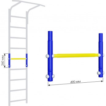 Вставка для увеличения высоты ROMANA DOP9 ДСКМ 490 синяя слива